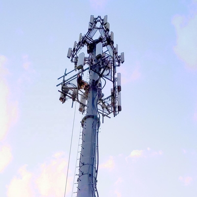 İlgili Aksesuarlı Telekom Galvaniz Gergili Direk