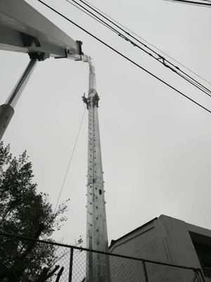 Sıcak Daldırma Galvanizli Çelik Q235 Telekomünikasyon Çelik Kule