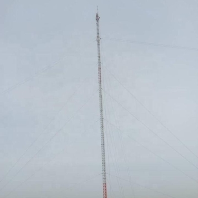 Galvanizli Telekom GSM Anten Çelik Monopol Kulesi