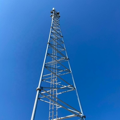 Çelik Kafes Borulu Telekom Mobil Anten Kulesi 3 veya 4 Ayaklı