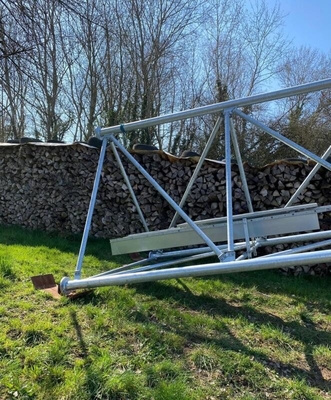 Braket Düşme Tutuklama ile 50m Sıcak Daldırma Galvanizli Çelik Açı Borulu Kule